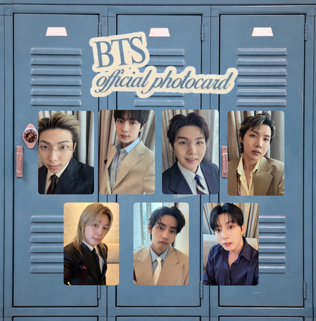 BTS ARIRANG ARMYZONE BUSAN photocards fanmade