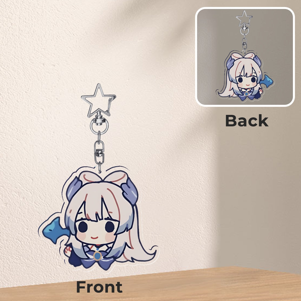 Genshin Impact keychain (chibi ver.)