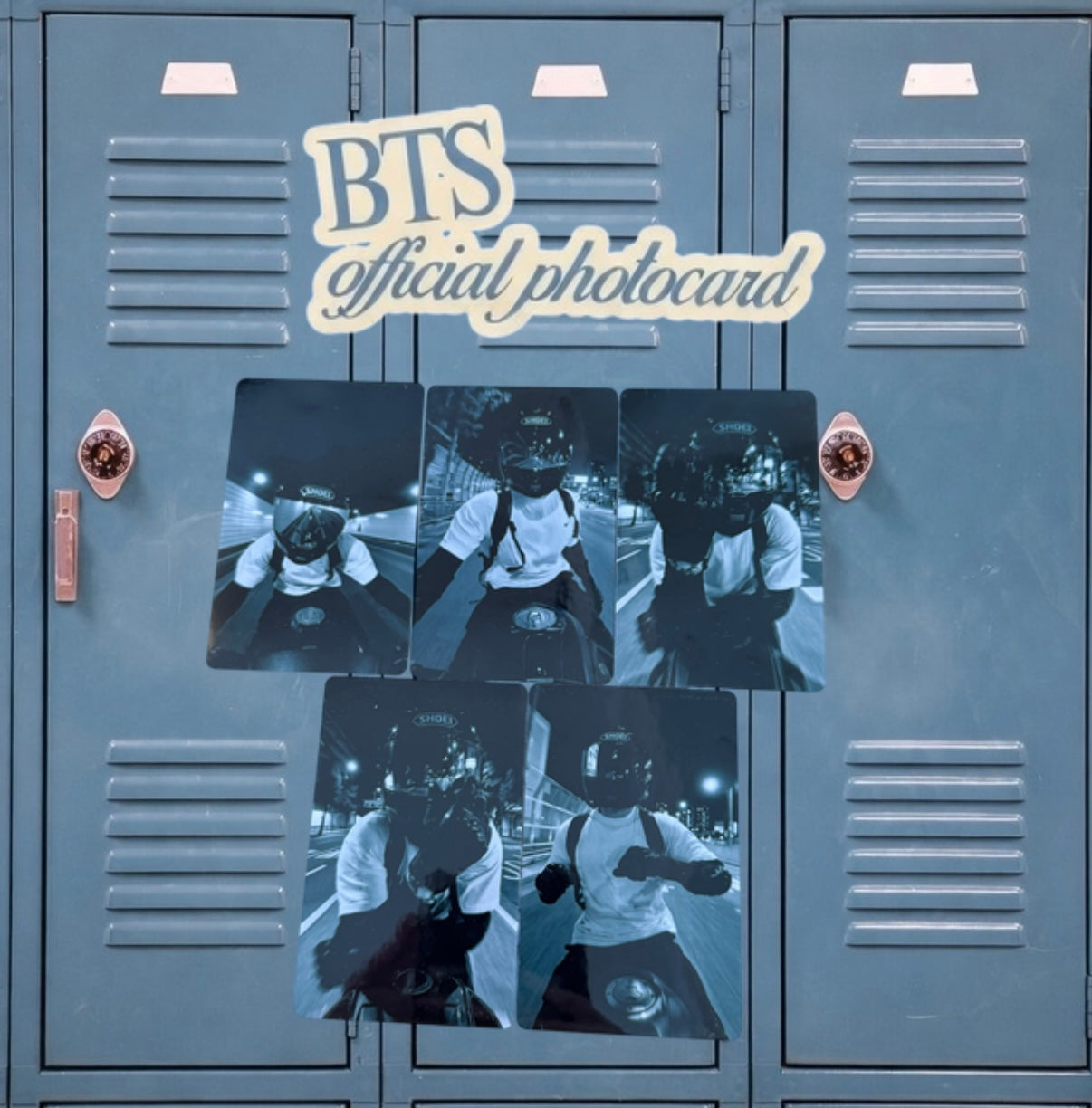 JUNGKOOK (BTS) BIKER PHOTOCARDS - fanmade photocards