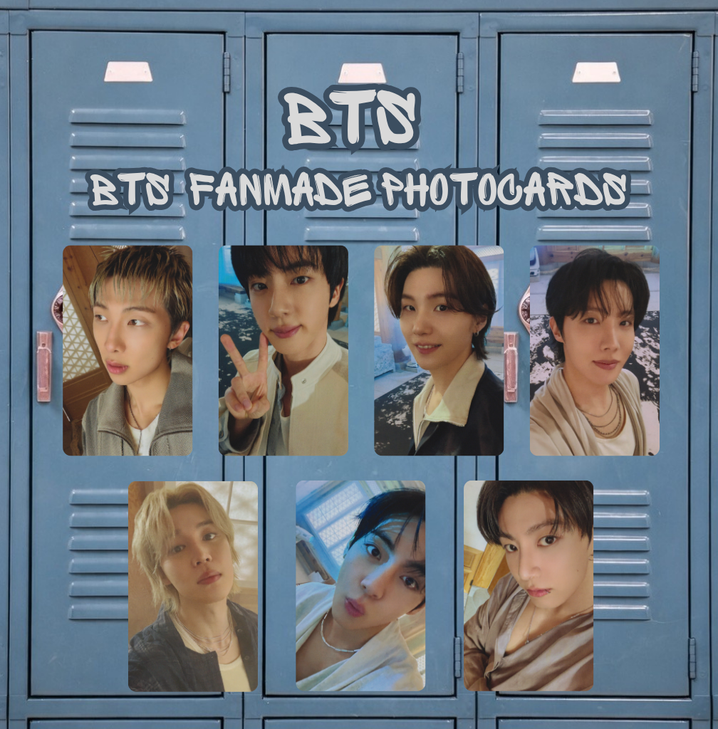 BTS ARIRANG - ARIRANG - USA Tour Lucky Draw photocards fanmade