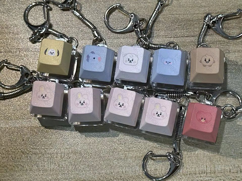 BT21 (BTS) Keycap Keychain