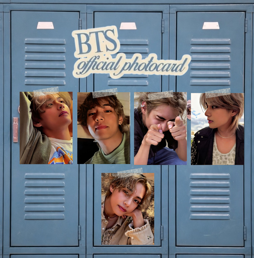 TAEHYUNG LAYOVER (BTS) - Fanmade photocards