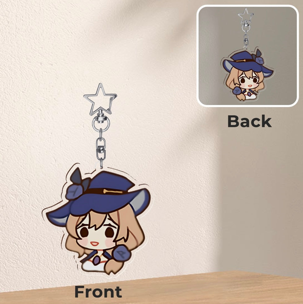 Genshin Impact keychain (chibi ver.)