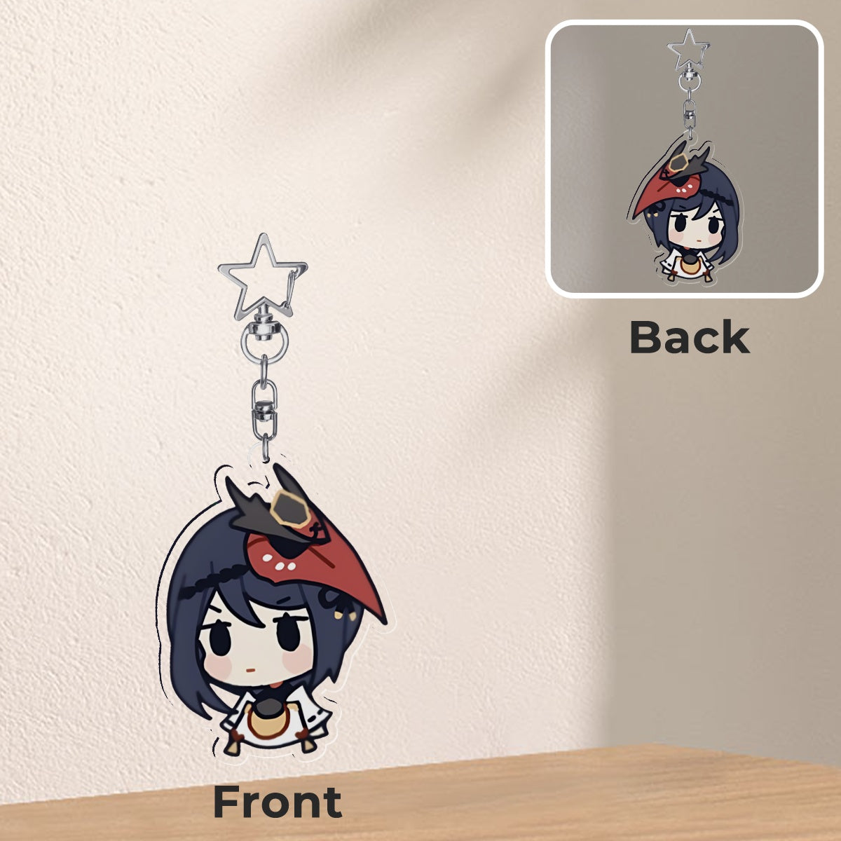 Genshin Impact keychain (chibi ver.)