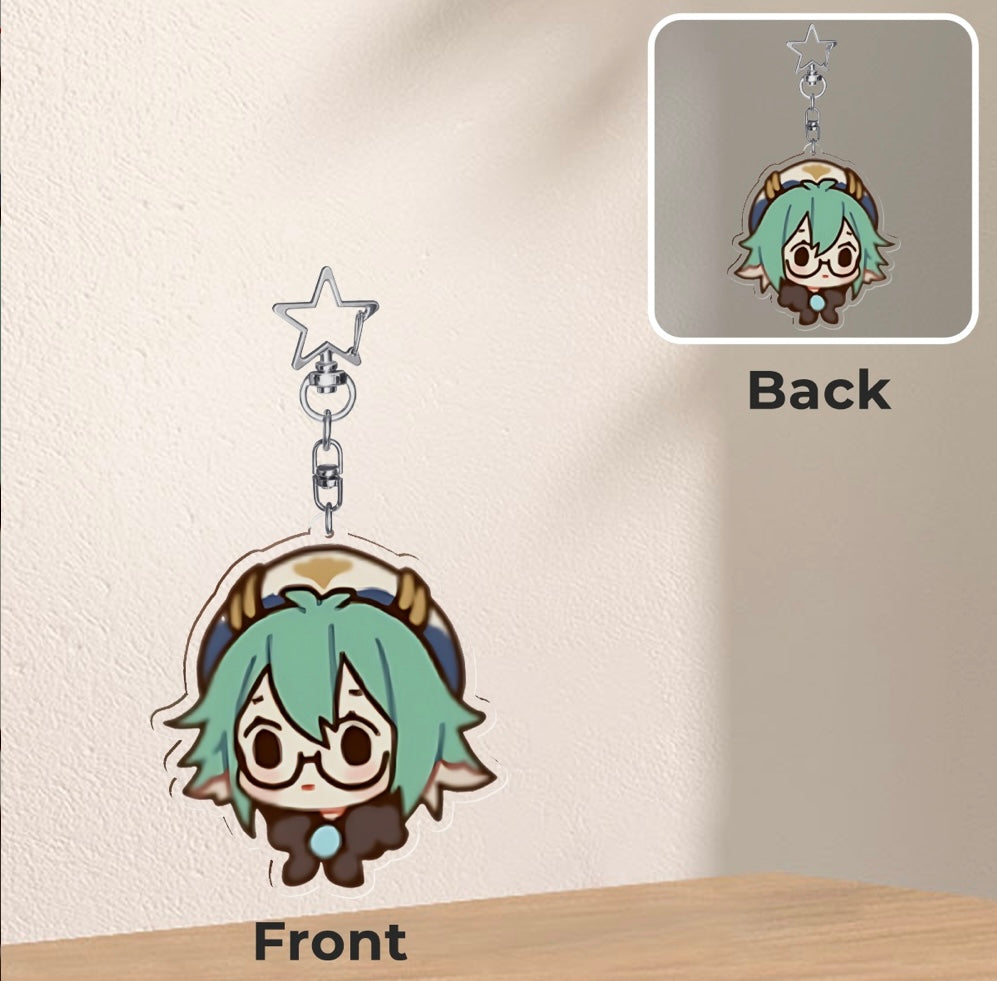 Genshin Impact keychain (chibi ver.)