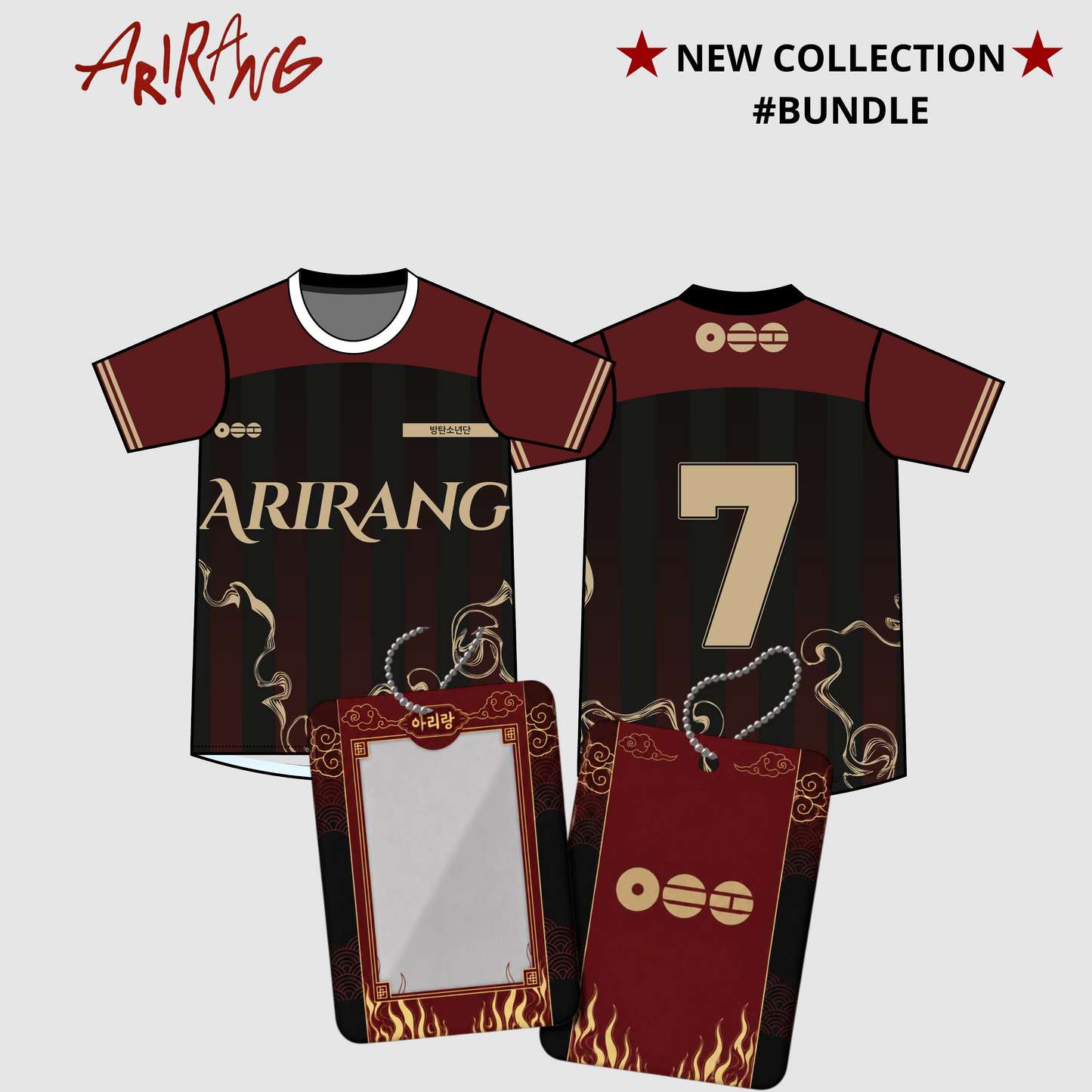ARIRANG (BTS) OVERSIZE JERSEY + PC HOLDER BUNDLE