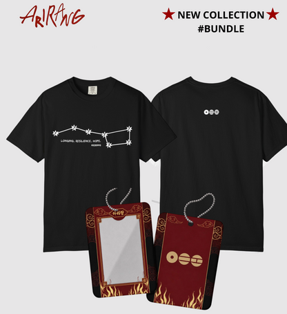ARIRANG (BTS) TSHIRT CONSTELLATION + PC HOLDER BUNDLE