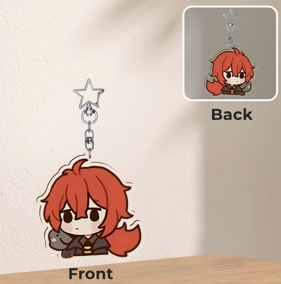 Genshin Impact keychain (chibi ver.)