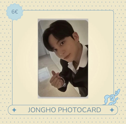 JONGHO OFFICIAL PHOTOCARD - GOLDEN HOUR Part.1 Goods Card Z