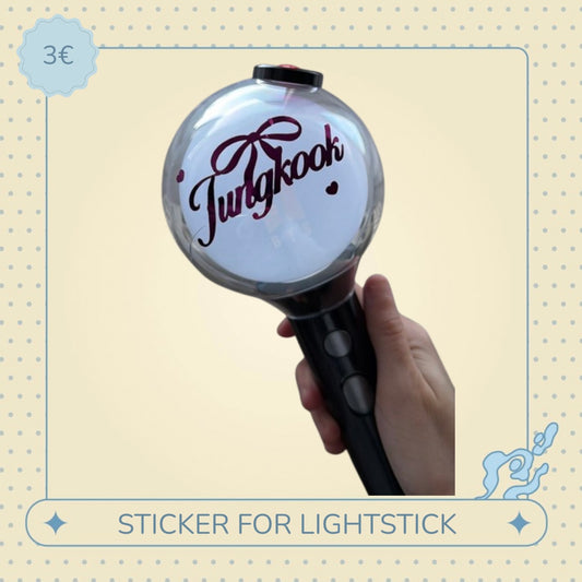 Lightstick sticker