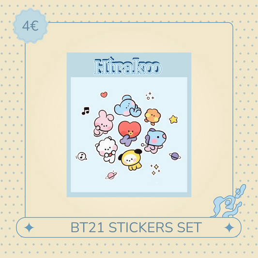 BT21 stickers