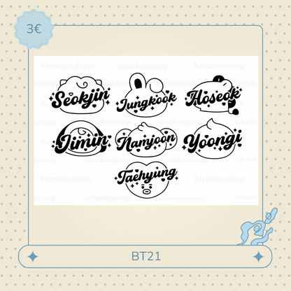 Lightstick sticker