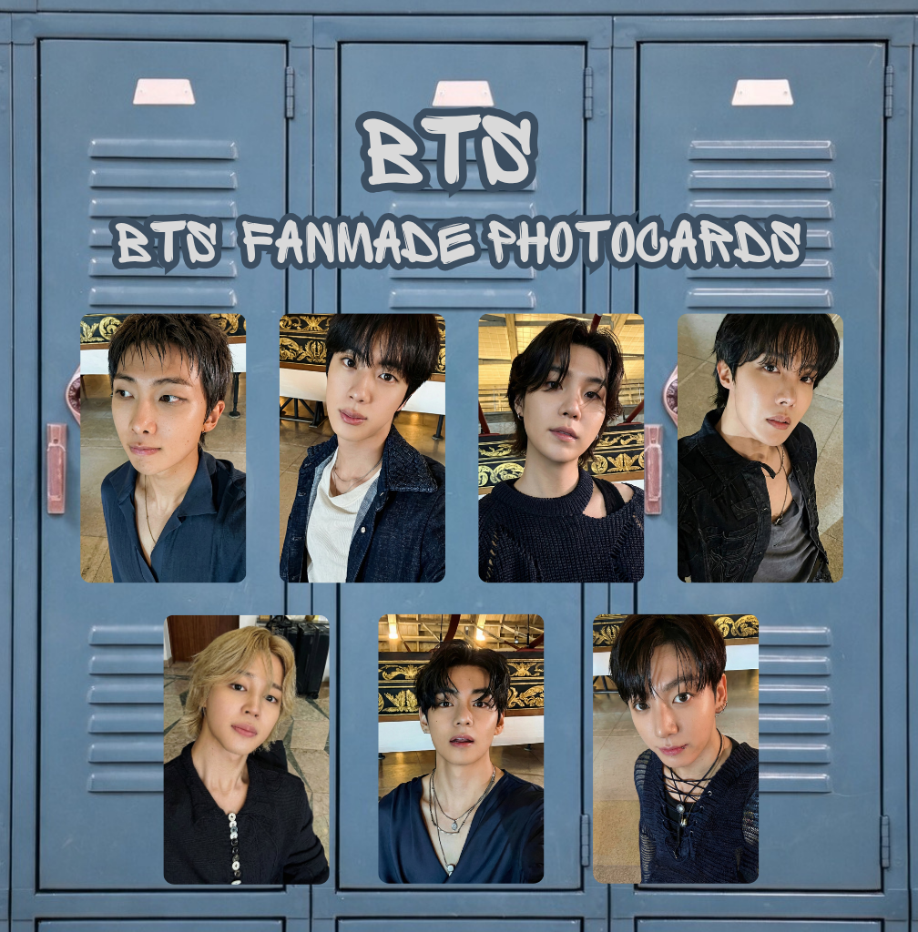 BTS ARIRANG LUCKY DRAW GOYANG PHOTOCARDS - fanmade photocards