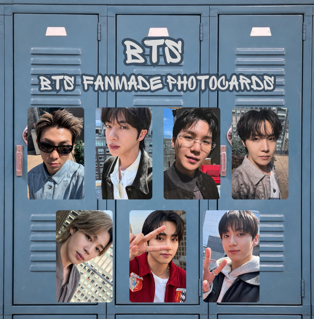 BTS ARIRANG LUCKY DRAW EUROPE photocards fanmade