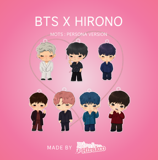 [PREORDER] BTS HIRONO x KEYCHAINS