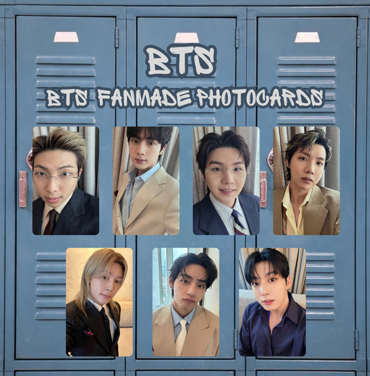 BTS ARIRANG ARMYZONE BUSAN photocards fanmade