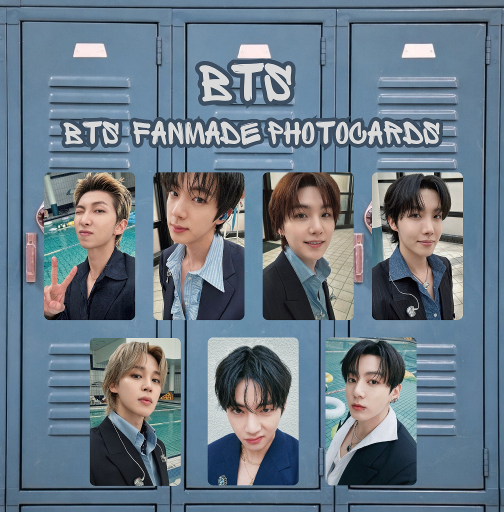 BTS ARIRANG LUCKY DRAW JAPAN photocards fanmade