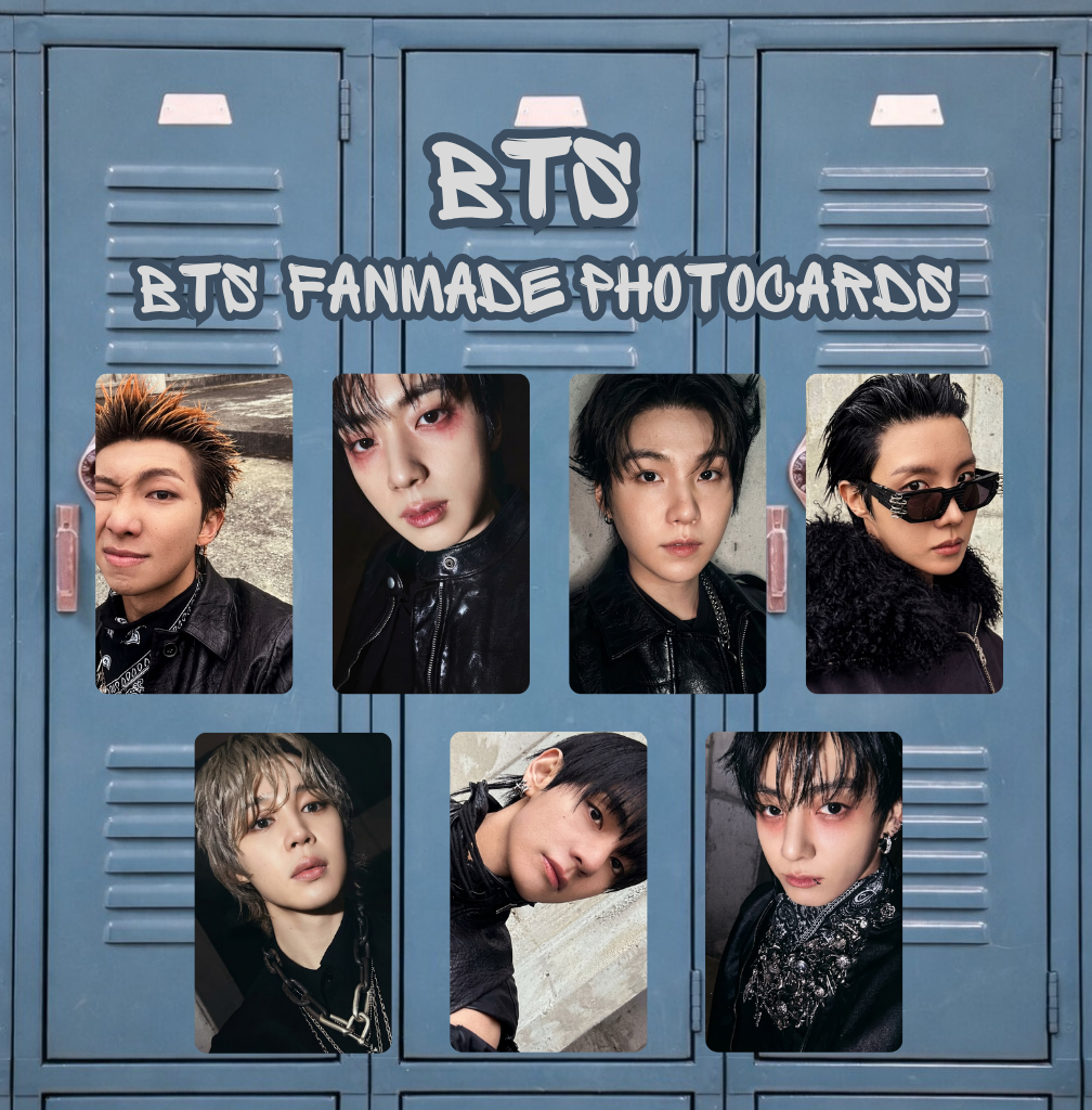 BTS ARIRANG USA Album Lucky Draw R2 photocards fanmade